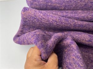 Uldfilt - smuk mørk violet melange